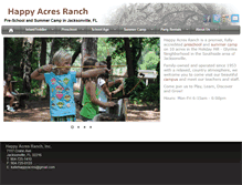 Tablet Screenshot of happyacresranch.com
